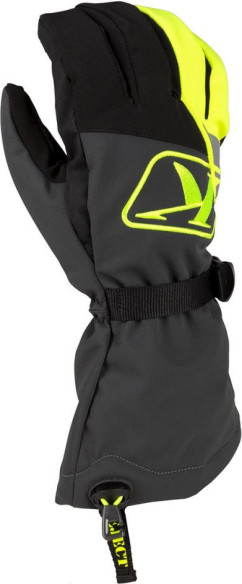 Manusi Snowmobil Insulated Klimate Gauntlet Hi-Vis