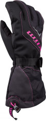 Manusi Snowmobil Insulated Dama Ember Gauntlet Knockout Pink