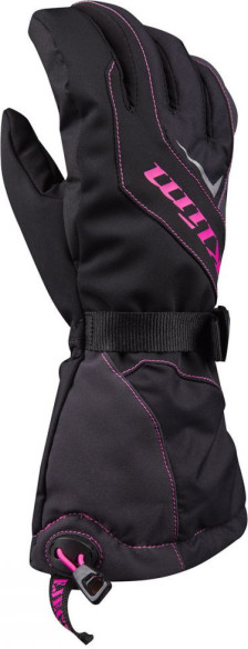 Manusi Snowmobil Insulated Dama Ember Gauntlet Knockout Pink