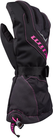 Manusi Snowmobil Insulated Dama Ember Gauntlet Knockout Pink