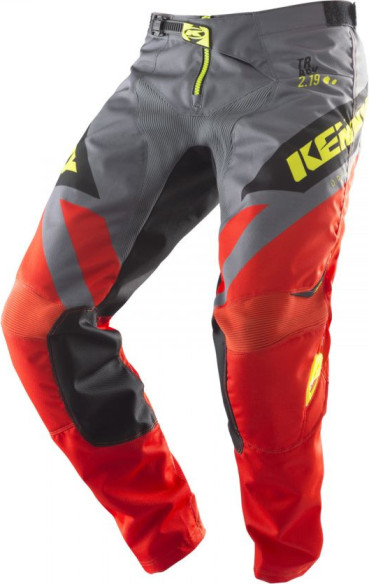 Pantaloni Enduro Copii Track Orange/Grey/Yellow S9