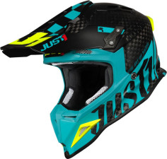 Casca Moto Enduro J12 PRO Racer Blue/Carbon