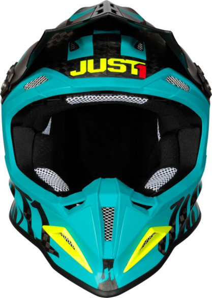 Casca Moto Enduro J12 PRO Racer Blue/Carbon