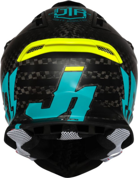 Casca Moto Enduro J12 PRO Racer Blue/Carbon