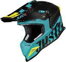 Casca Moto Enduro J12 PRO Racer Blue/Carbon