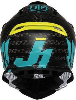 Casca Moto Enduro J12 PRO Racer Blue/Carbon