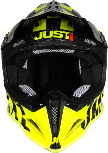 Casca Moro Enduro J12 PRO Racer Fluo Yellow/Carbon