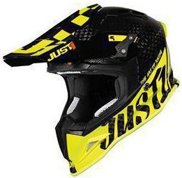 Casca Moro Enduro J12 PRO Racer Fluo Yellow/Carbon