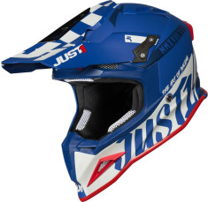 Casca Moto Enduro J12 PRO Racer White/Blue