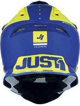 Casca Moto Enduro J12 PRO Syncro Fluo Yellow/Blue