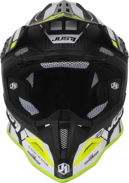 Casca J12 Vector White/Yellow Fluo/Carbon