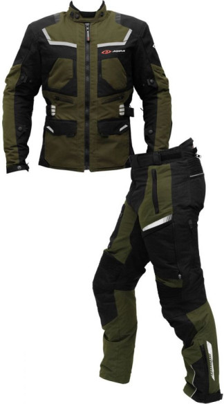 Combinezon ATV Geaca+Pantaloni Alpha Black/Green