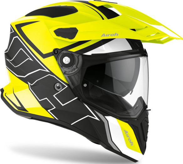 Casca ATV Commander Duo Yellow Gloss