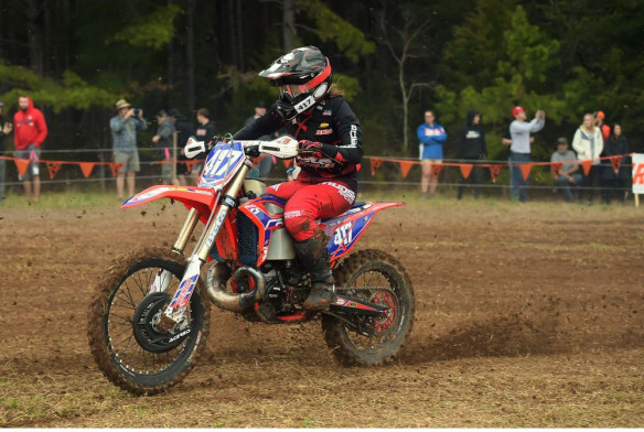 Pantaloni Enduro Agroid Rosu/Negru
