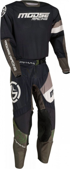 Pantaloni Enduro Sahara Negru/Verde