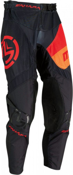 Pantaloni Enduro Sahara Negru/Portocaliu/Rosu