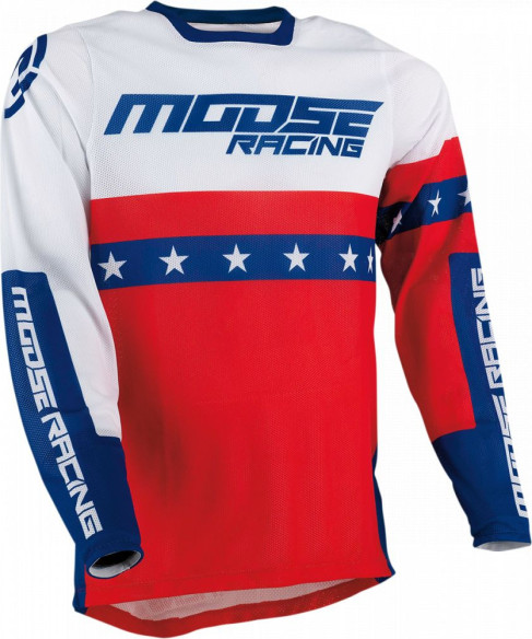 Tricou MX Sahara Rosu/Alb/Albastru