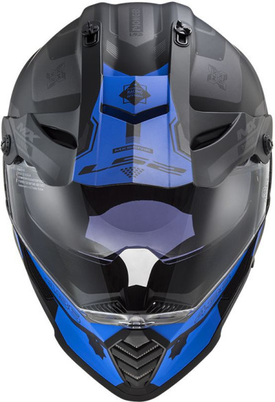 Casca ATV Pioneer Evo Cobra MX 436 Albastru- Negru