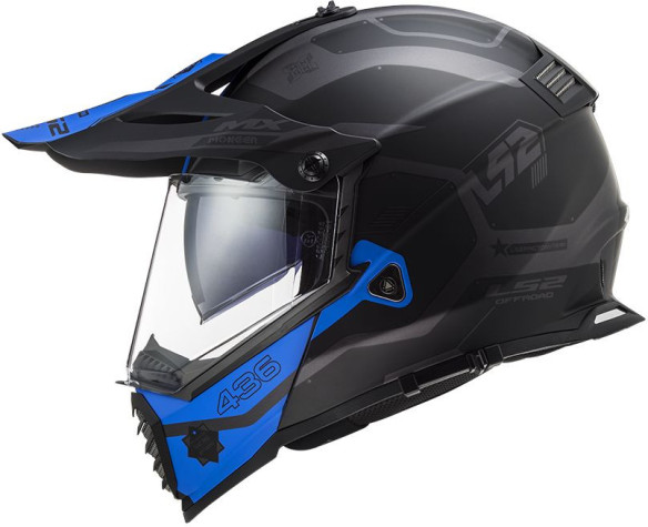 Casca ATV Pioneer Evo Cobra MX 436 Albastru- Negru