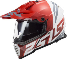 Casca ATV Pioneer Evo Evolve MX436 Alb- Rosu