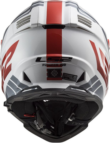 Casca ATV Pioneer Evo Evolve MX436 Alb- Rosu