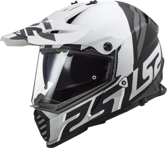 Casca ATV Pioneer Evo Evolve MX436 Alb- Negru Mat