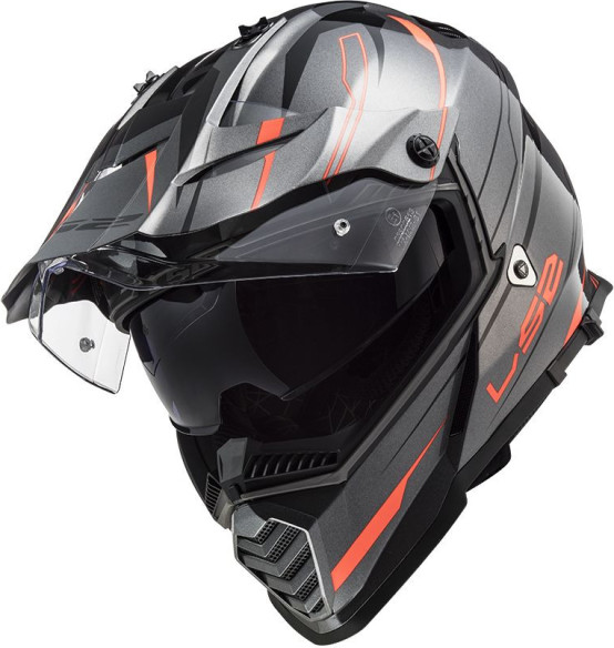 Casca ATV Pioneer Evo Knight MX436 Portocaliu Titanium