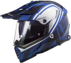 Casca ATV Pioneer Evo Master MX436 Negru- Albastru