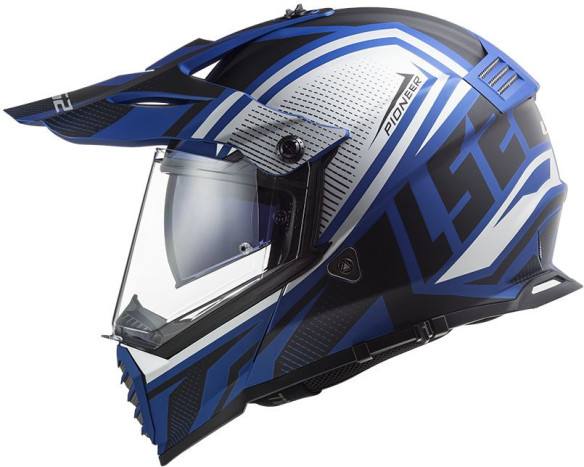 Casca ATV Pioneer Evo Master MX436 Negru- Albastru