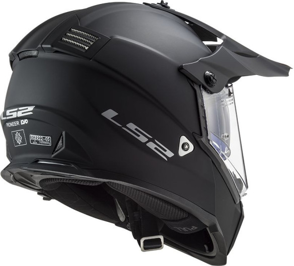 Casca ATV Pioneer Evo Solid MX436 Negru Mat