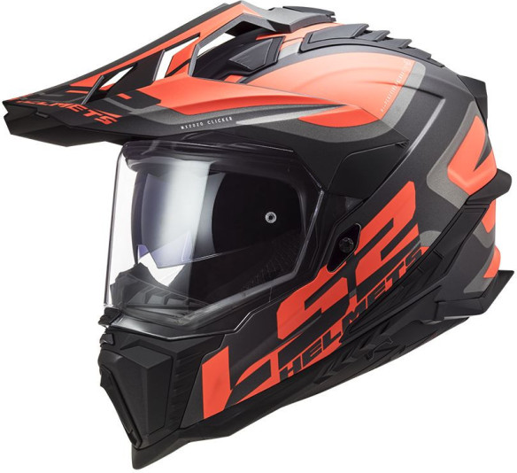 Casca ATV Explorer Alter MX701 Negru Portocaliu