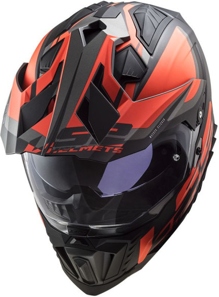 Casca ATV Explorer Alter MX701 Negru Portocaliu