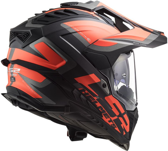 Casca ATV Explorer Alter MX701 Negru Portocaliu