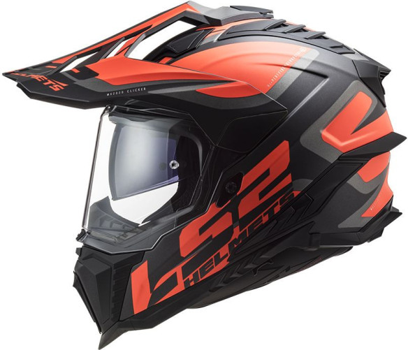 Casca ATV Explorer Alter MX701 Negru Portocaliu