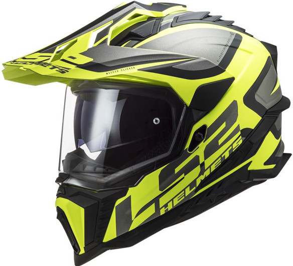 Casca ATV Explorer Alter MX701 Negru Galben
