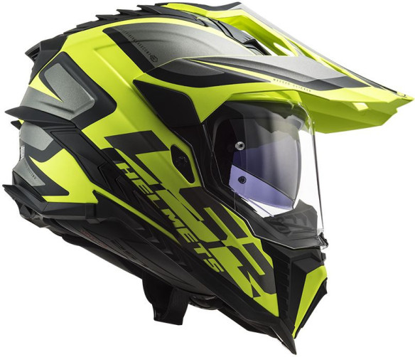 Casca ATV Explorer Alter MX701 Negru Galben