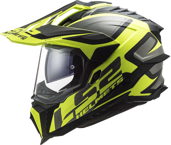 Casca ATV Explorer Alter MX701 Negru Galben