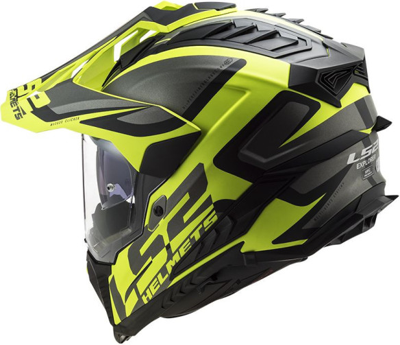 Casca ATV Explorer Alter MX701 Negru Galben