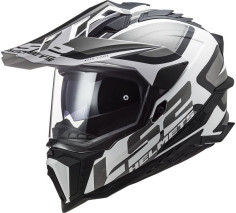 Casca ATV Explorer Alter MX701 Alb Negru Mat