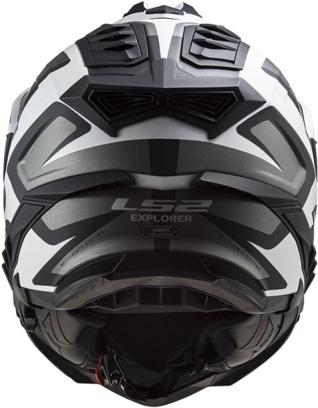Casca ATV Explorer Alter MX701 Alb Negru Mat