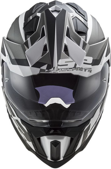 Casca ATV Explorer Alter MX701 Alb Negru Mat