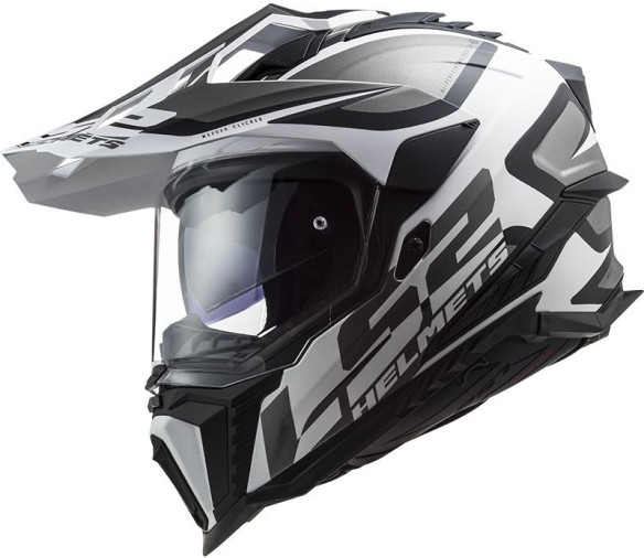 Casca ATV Explorer Alter MX701 Alb Negru Mat