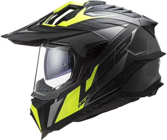 Casca ATV MX701 C Explorer Focus Titanium Yellow