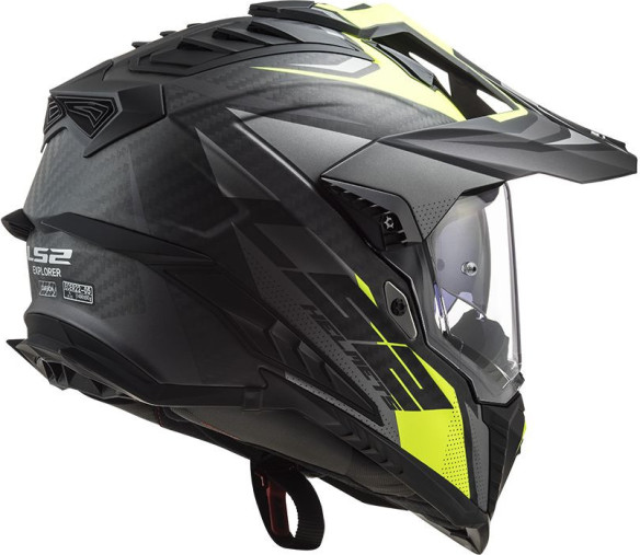 Casca ATV MX701 C Explorer Focus Titanium Yellow