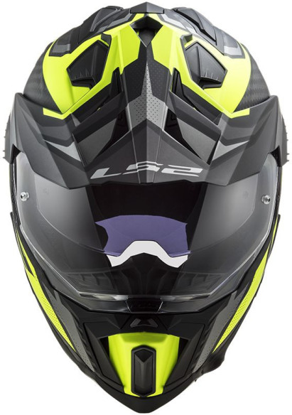 Casca ATV MX701 C Explorer Focus Titanium Yellow
