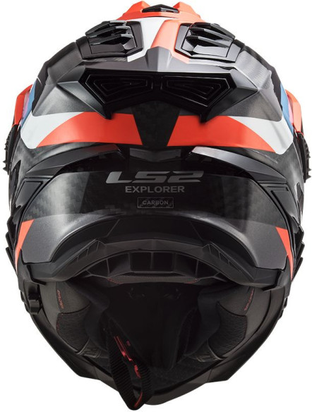 Casca ATV MX701 C Explorer Frotier Portocaliu Albastru