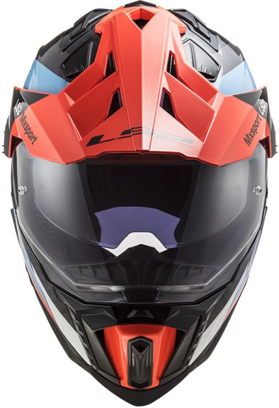 Casca ATV MX701 C Explorer Frotier Portocaliu Albastru