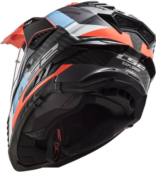 Casca ATV MX701 C Explorer Frotier Portocaliu Albastru