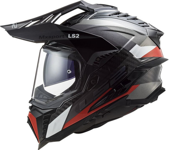 Casca ATV MX701 C Explorer Frotier Titanium Red
