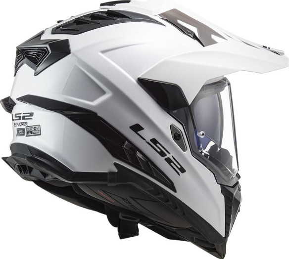 Casca ATV MX701 C Explorer Solid Alb